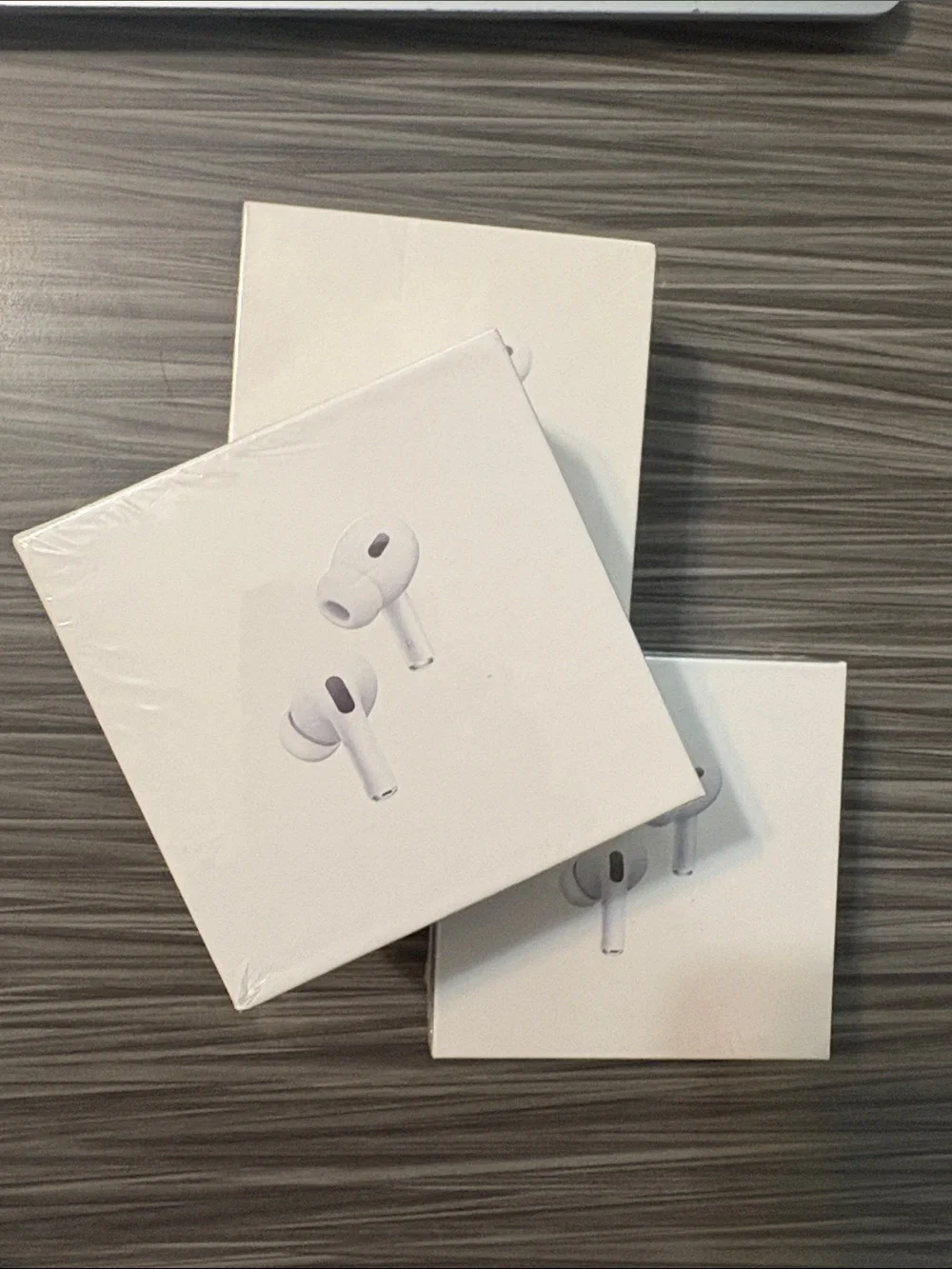Lot of 3—-Wireless Earphones 2nd Generation with Magnetic Charging Case - White